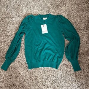 &Merci Emerald Women's Crew Neck Sweater